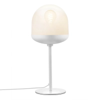kinkiecik.pl Magia, szklana lampa stołowa Nordlux, biała 2112035001